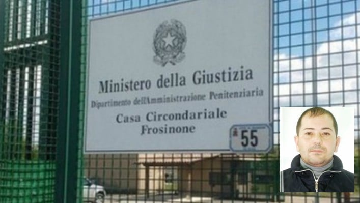 Alessandro Menditti di Recale è evaso dal carcere di Frosinone