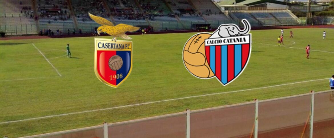 Falchetti battuti dal Catania : La Casertana perde 3-0.