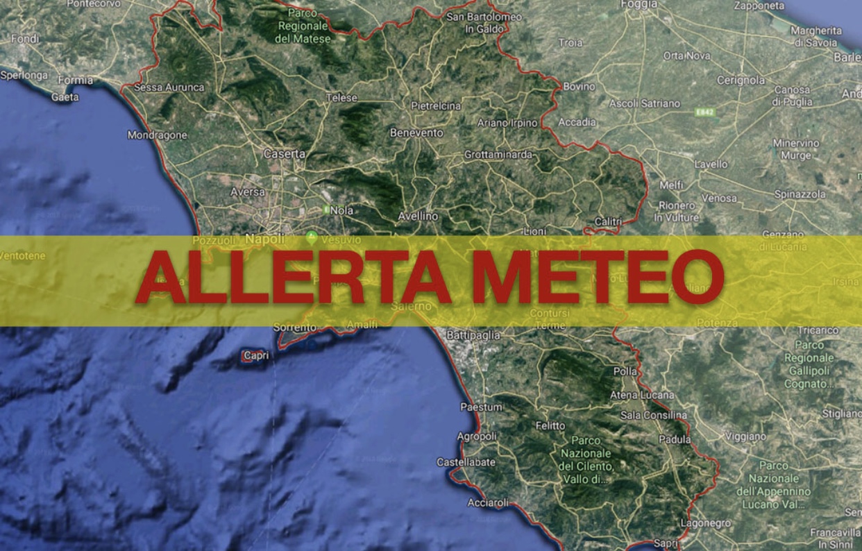 Protezione Civile Regione Campania: Proroga Allerta Meteo – Caserta Kest'è