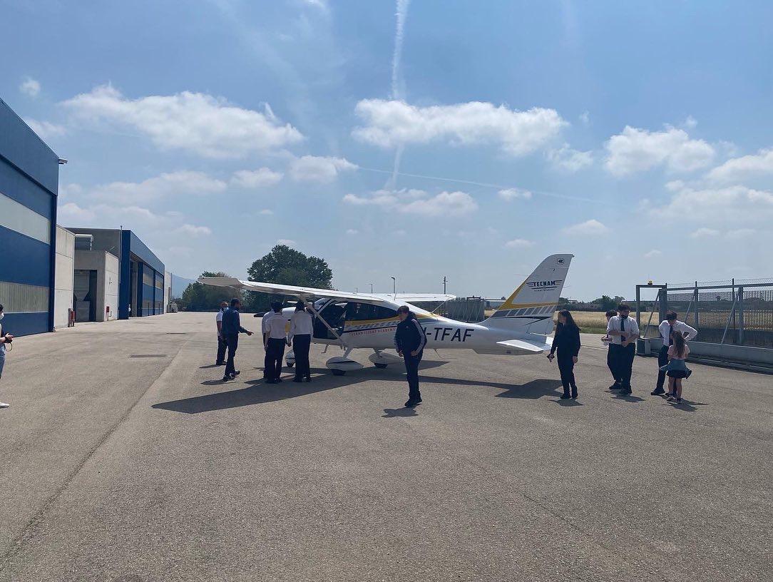 Battesimo del Volo per gli studenti dell’Istituto Aeronautico “Villaggio dei Ragazzi”