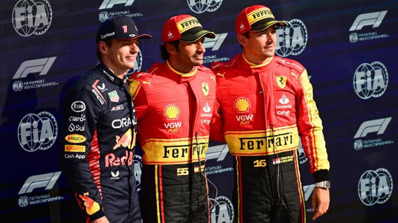 Monza, pole position di Carlos Sainz su Ferrari