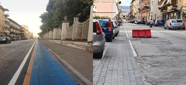 Caserta, la città delle piste ciclabili